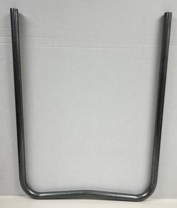 Hungry Bin Replacement Legs are weatherproof metal rods, bent into a wide U-shape with straight vertical sides and a flat, slightly angled bottom, standing against a plain light gray background.